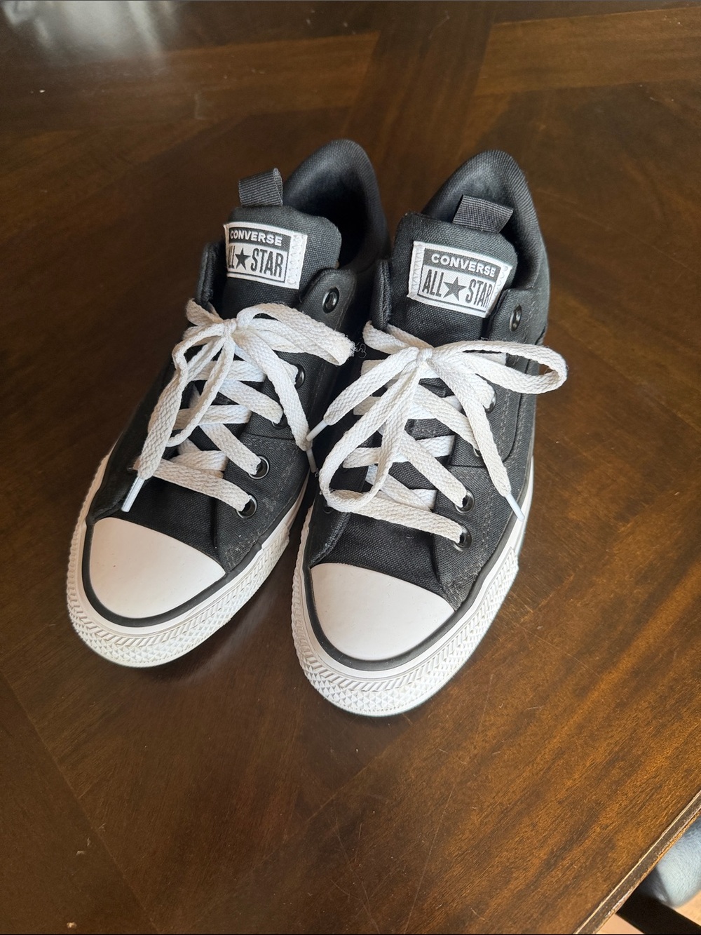 Converse Black & White Low Top Sneakers